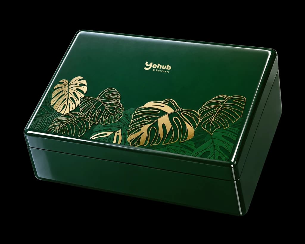 Hộp bánh Nguyệt Lộc Xanh