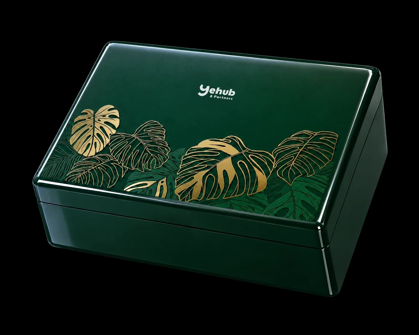 Hộp bánh Nguyệt Lộc Xanh